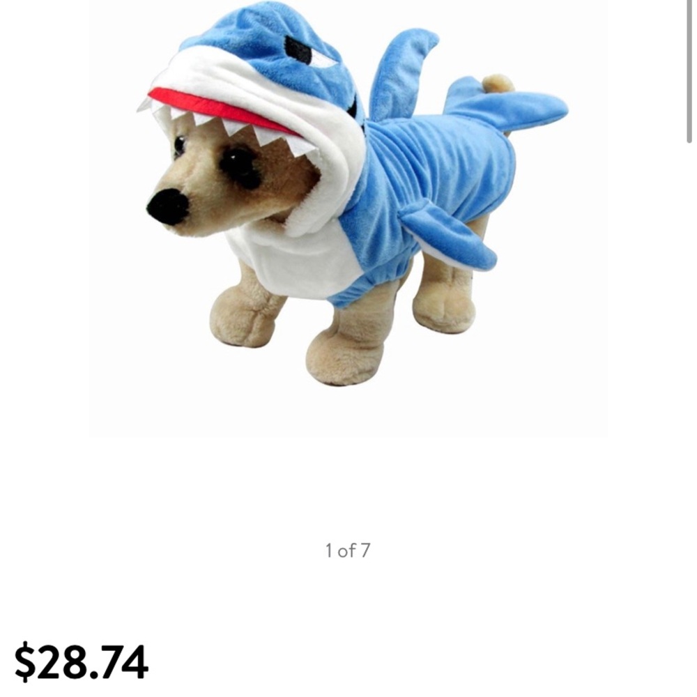 DOG ONESIE (SHARK COSTUME , XXL) - Picture 8 of 14